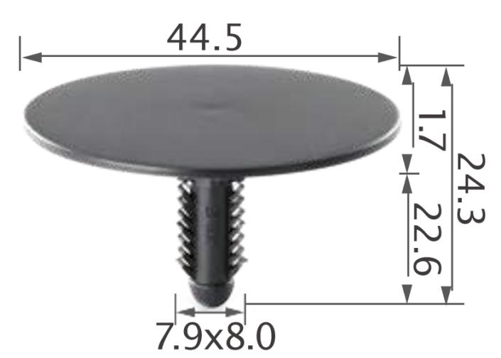 25pcs Ford Hood insulation