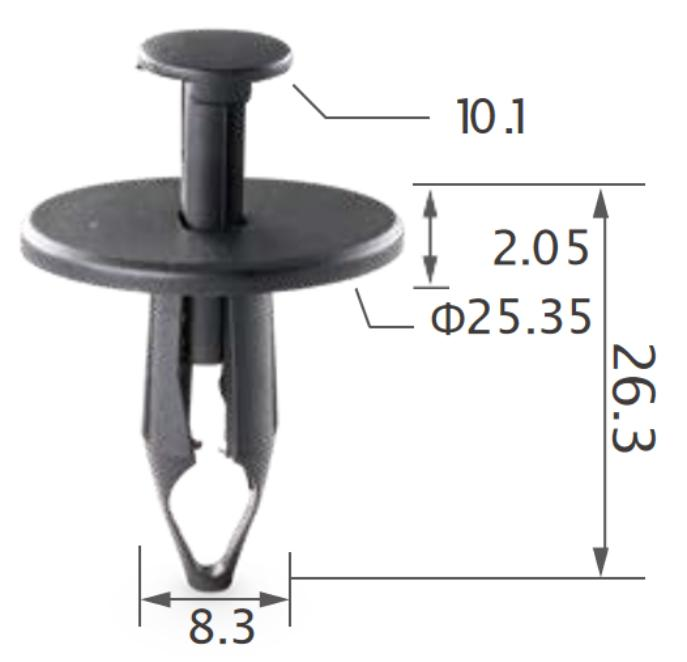25pcs Ford Cowl, pillar garnish, wheelarch, rear bumper