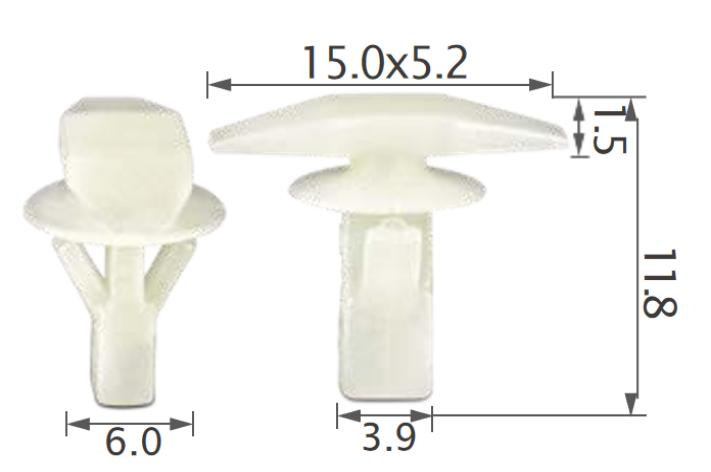 25pcs Ford Front and rear door weatherstrip, hood