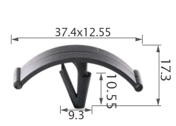 25pcs Ford Hood insulation