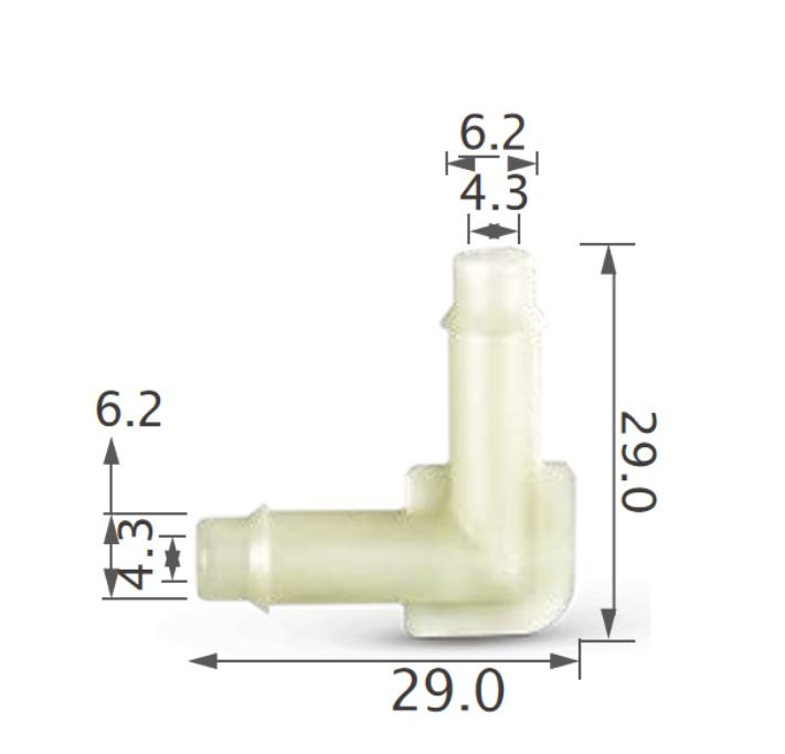 25pcs Ford Elbow connector