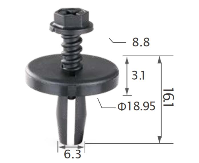 25pcs Ford Expanding retainerl