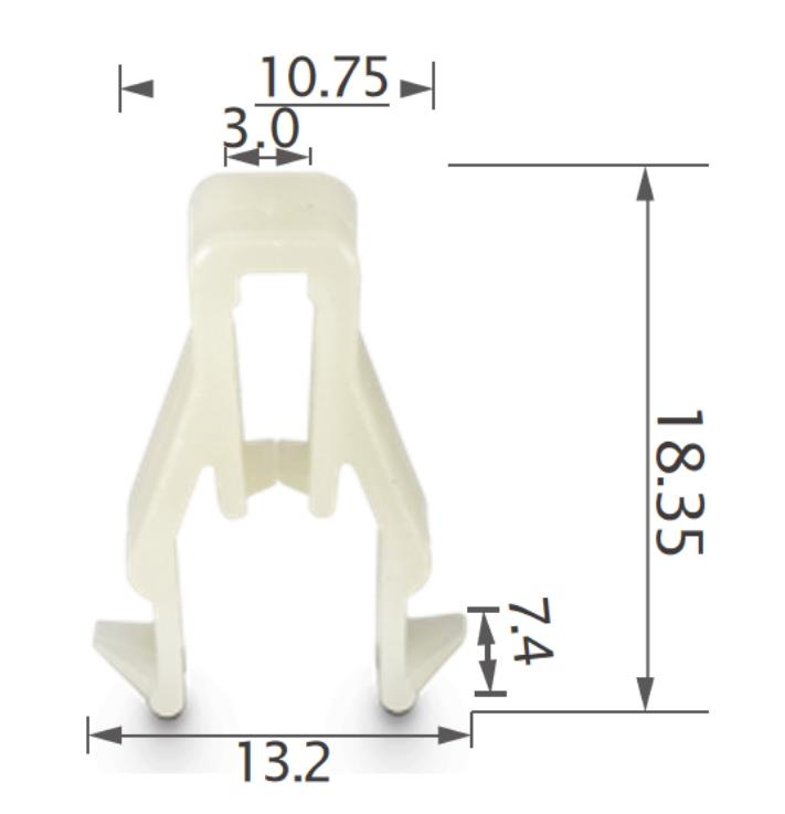 25pcs Ford Instrument & side panel clip
