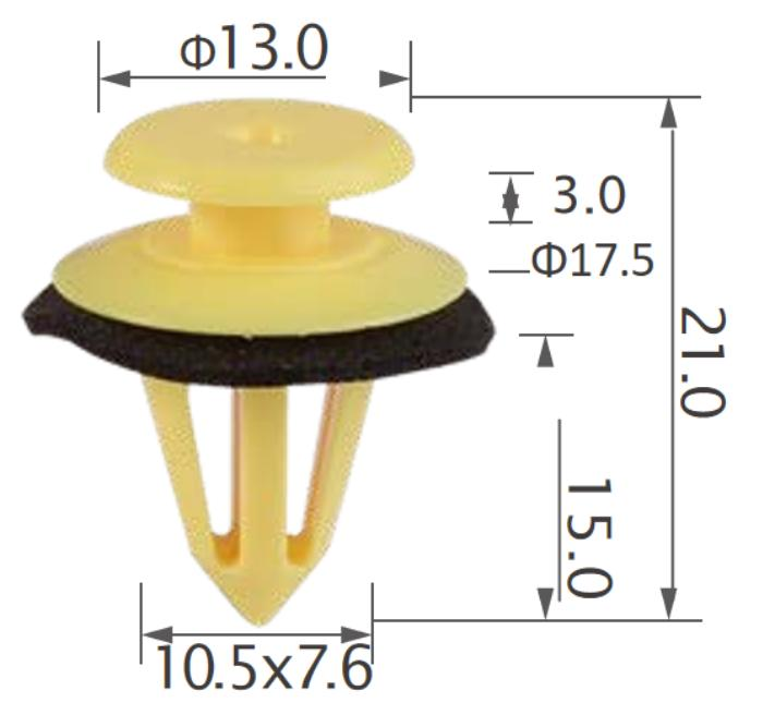 25pcs Ford Door panel, windshield moulding