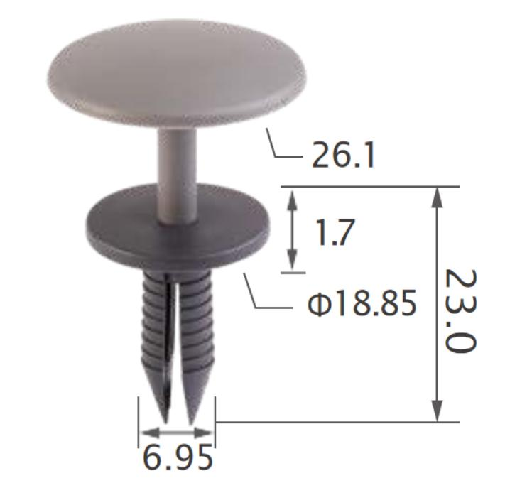 25pcs Ford Expanding retainer