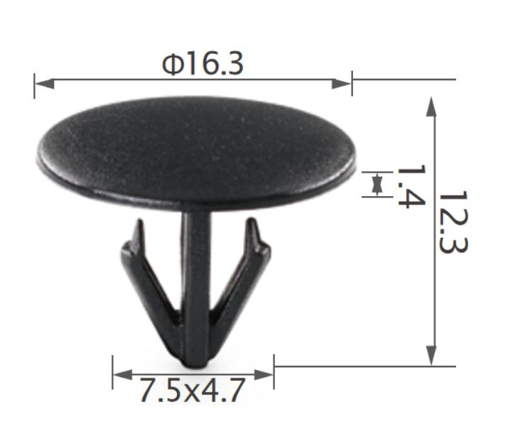 25PCS TOYOTA Pillar garnish