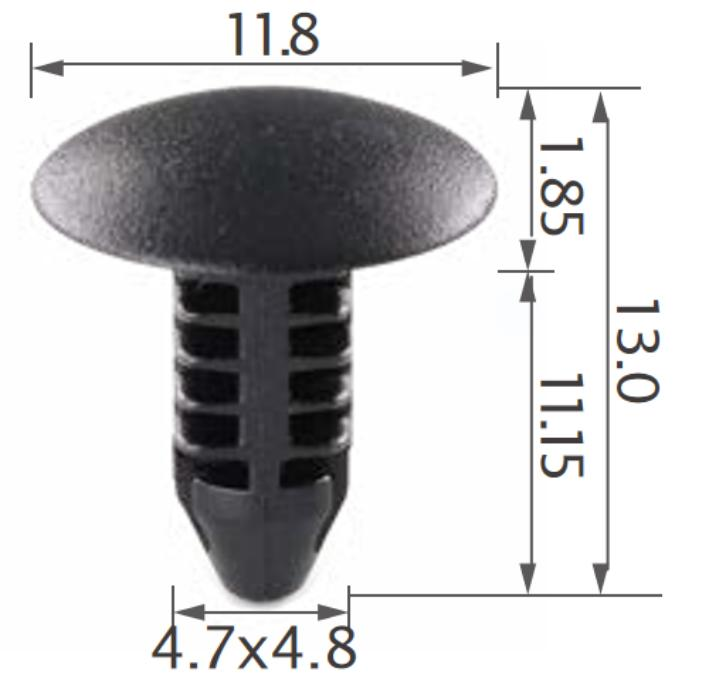 25PCS TOYOTA Surround weatherstrip
