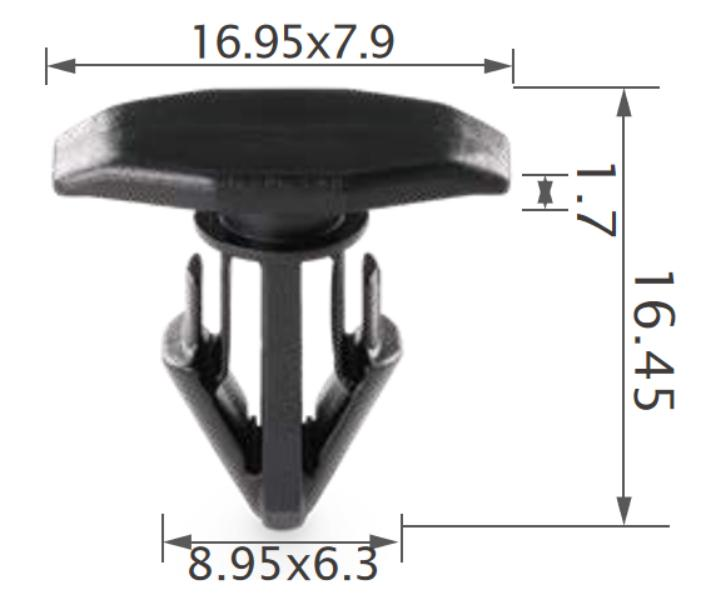 25PCS TOYOTA Cowl