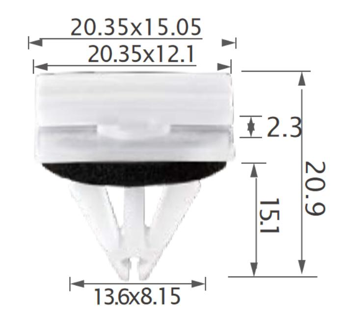 25pcs Ford Side moulding, rocker panel