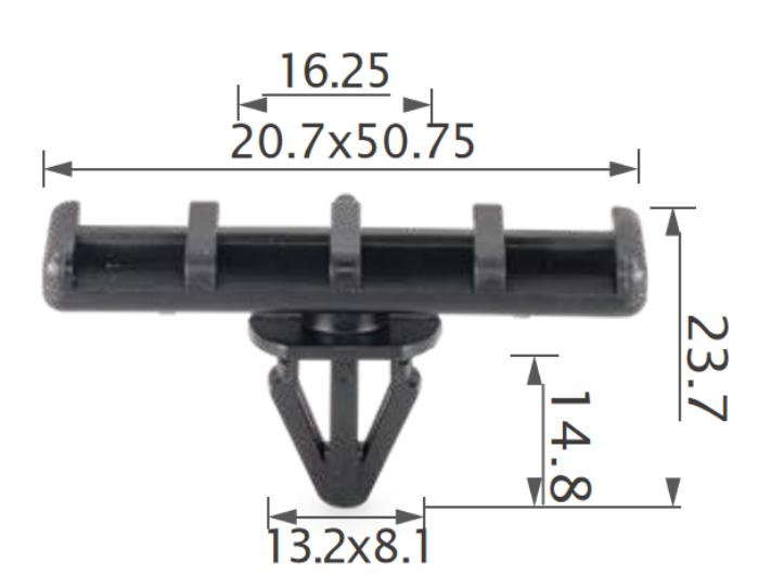 25pcs Ford Side moulding