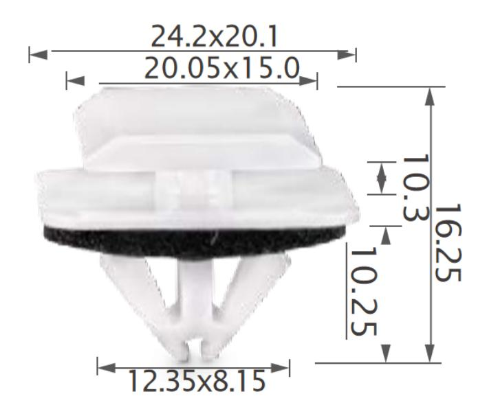 25pcs Ford Side moulding, rocker panel