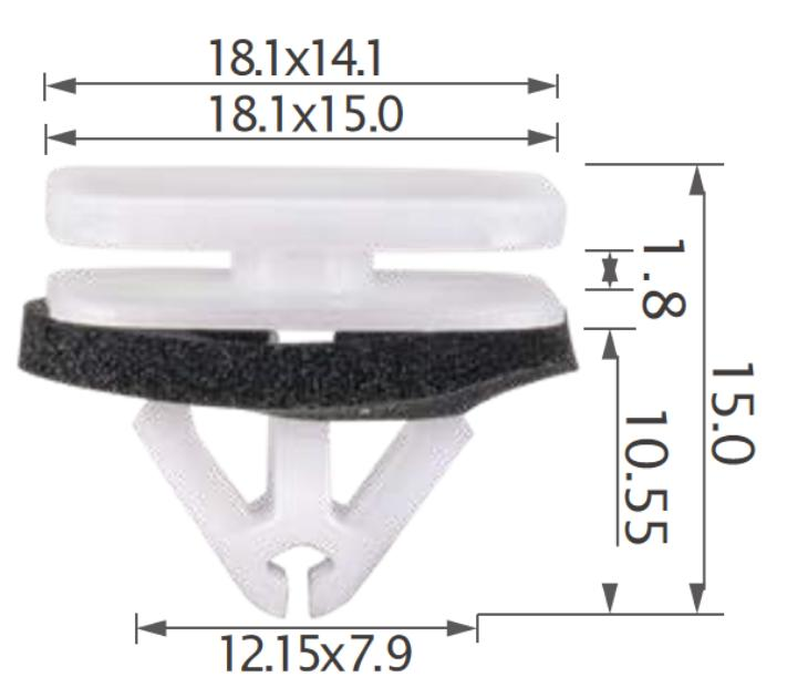 25pcs Ford Side moulding, rocker panel