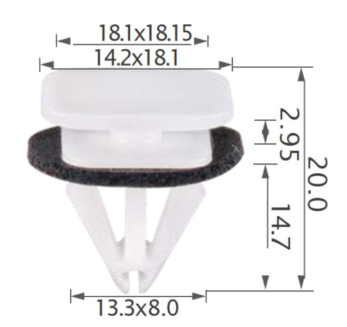 25pcs Ford Side moulding, rocker panel