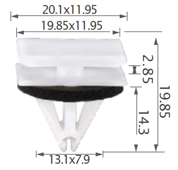 25pcs Ford Side moulding, rocker panel