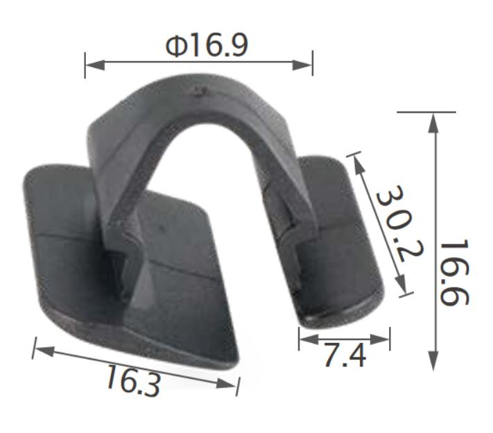 25pcs Ford Hood insulation