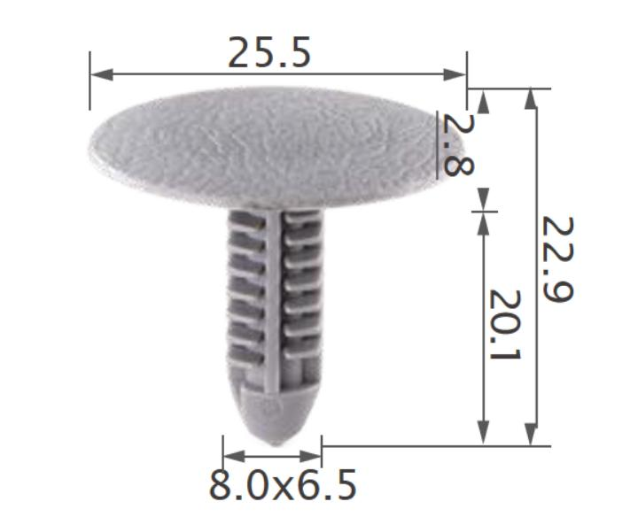 25pcs Ford Trim panel, hood insulation