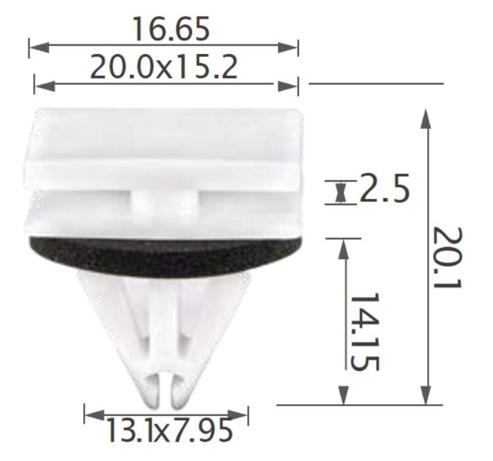 25pcs Ford Side moulding, rocker panel
