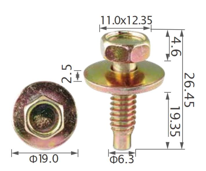 25pcs Ford Genuine screw