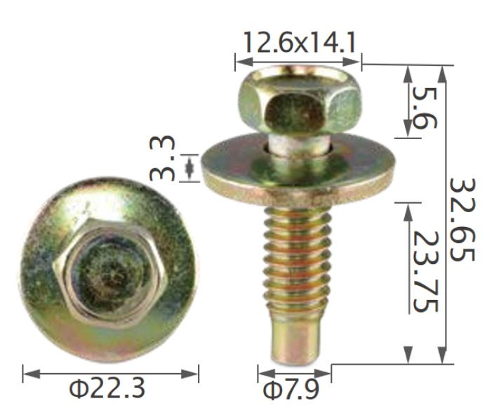 25pcs Ford Genuine screw