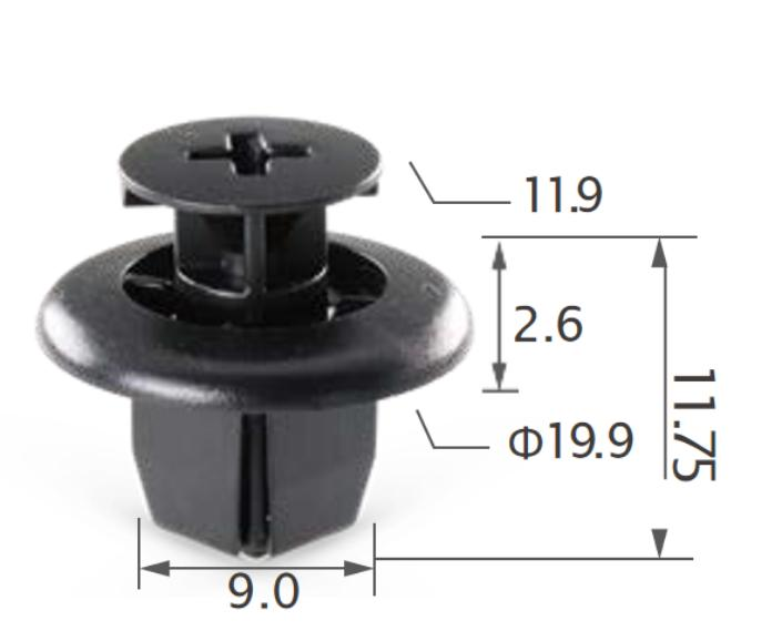 25PCS  TOYOTA Wheelarch, fender