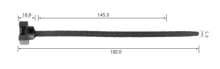 25PCS TOYOTA Threaded stud tie
