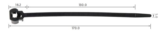 25PCS TOYOTA Threaded stud tie
