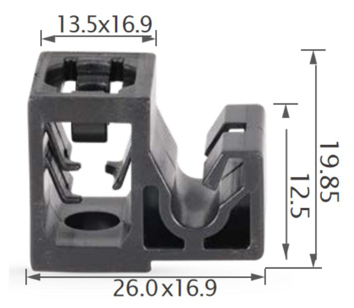 25PCS TOYOTA Tube & cable routing clip