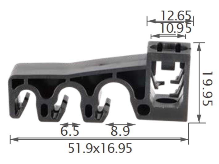 25PCS TOYOTA Tube & cable routing clip