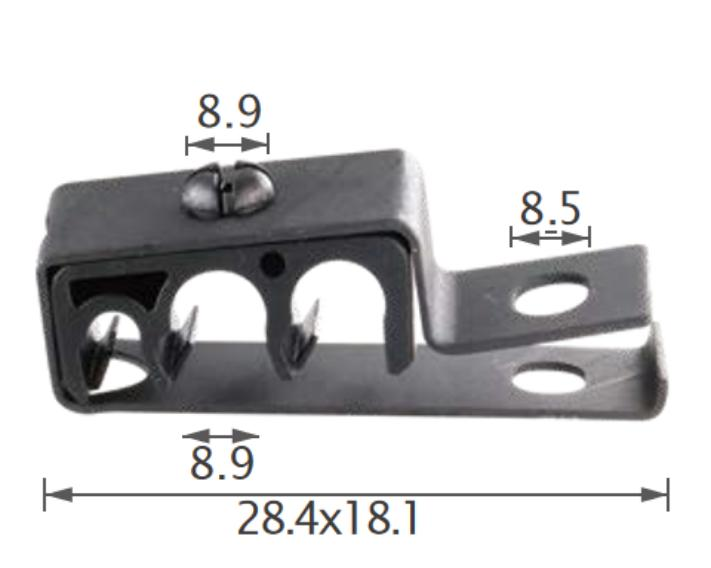 25PCS TOYOTA Tube & cable routing clip