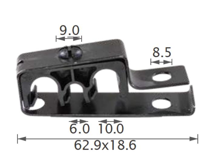 25PCS TOYOTA Tube & cable routing clip