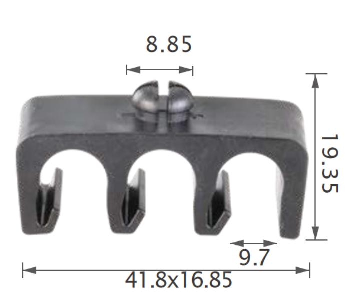 25PCS TOYOTA Tube & cable routing clip