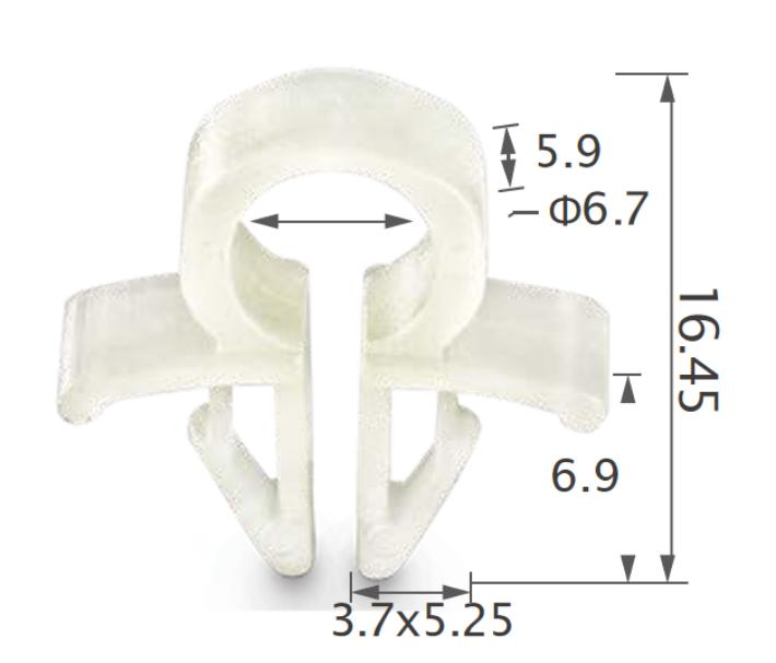 25PCS TOYOTA Tube & cable routing clip