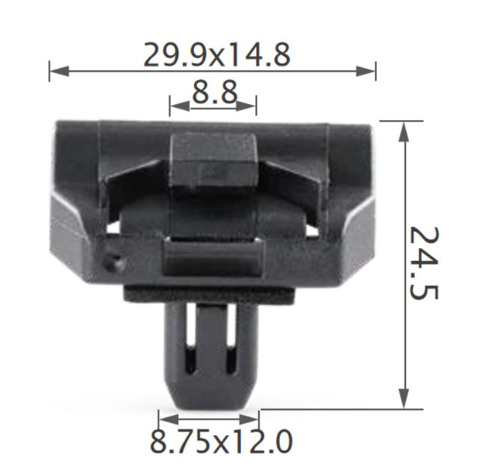 25PCS TOYOTA Front and rear bumper