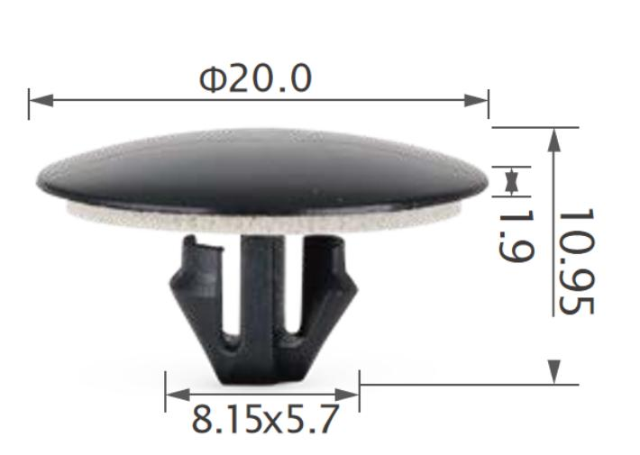 25PCS TOYOTA Floor attachment, hood, fender