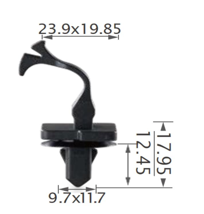 25PCS TOYOTA Pillar