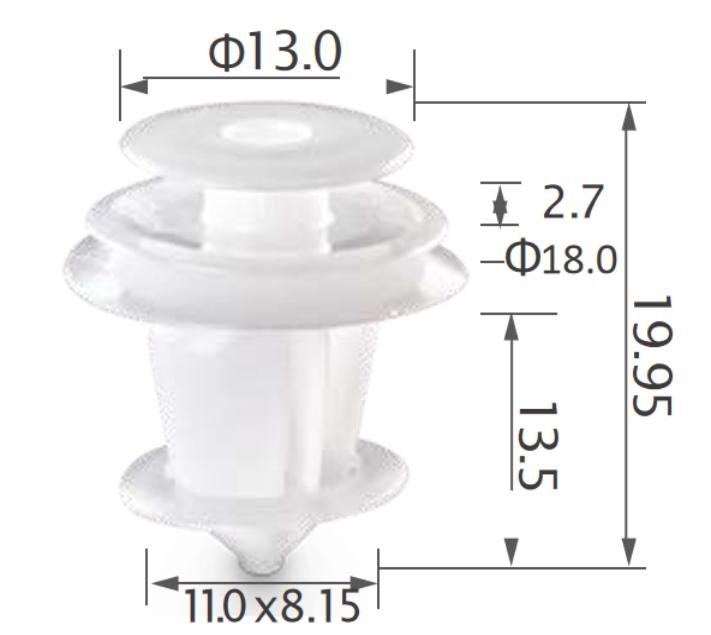 25PCS TOYOTA Door moulding