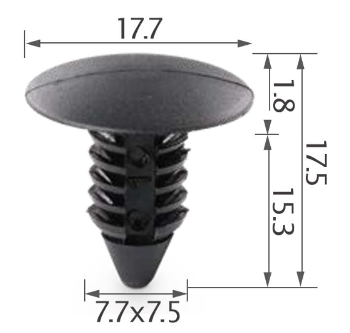 25pcs-chrysler-fender-and-bumper-shield