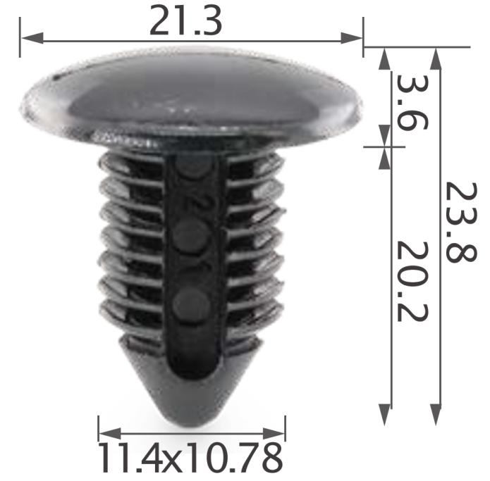 25pcs-chrysler-front-end-stone-shield