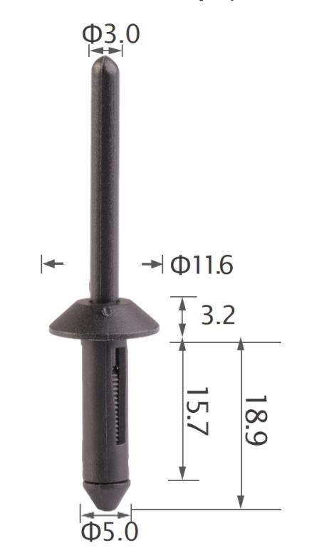 25pcs-chrysler-blind-rivet