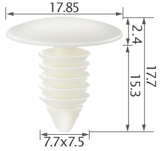 25pcs-chrysler-retainer