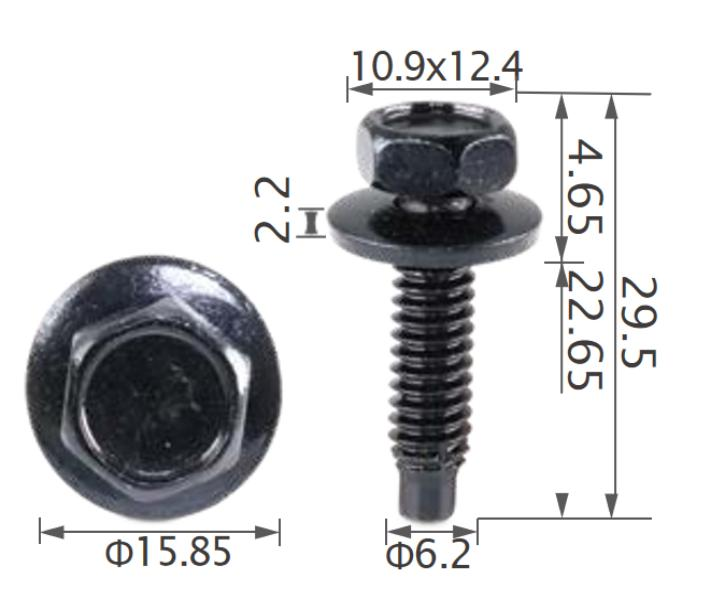 25pcs-chrysler-genuine-screw