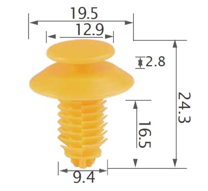 25pcs Land Rover Side moulding, Rear plate