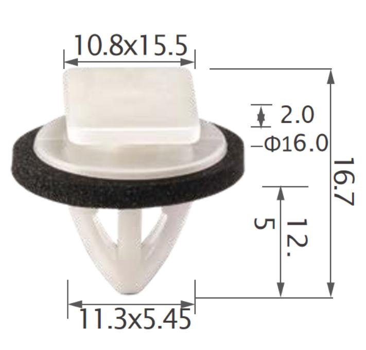 25pcs Hyundai Side moulding
