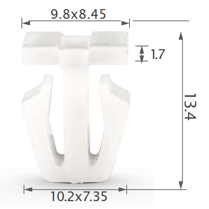 25PCS HONDA Side moulding