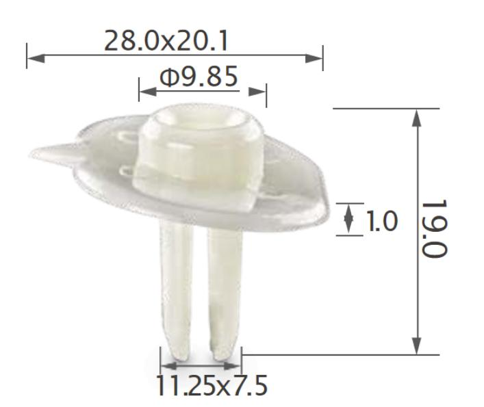 25PCS HONDA Rear bumper