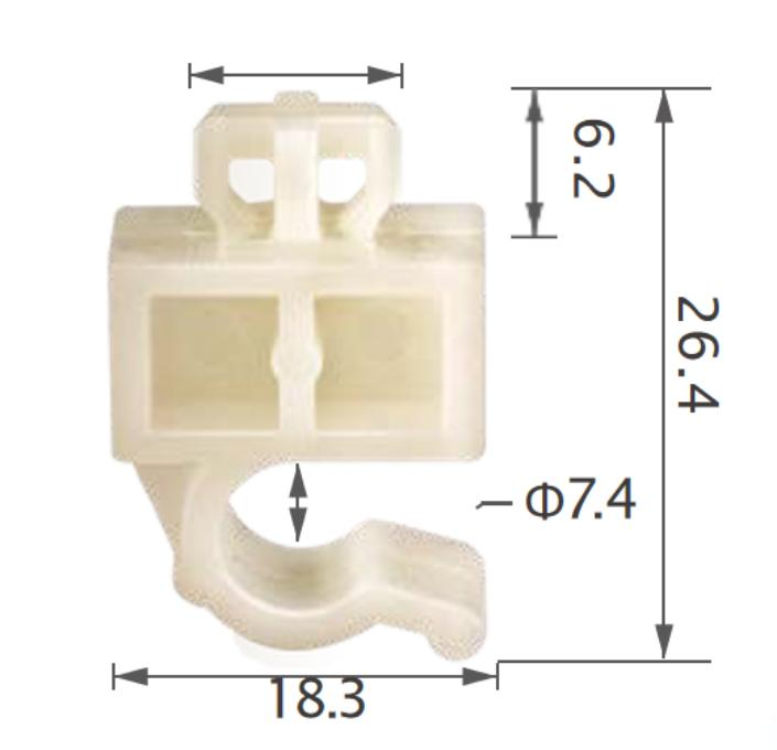 25PCS HONDA Hood prop rod support