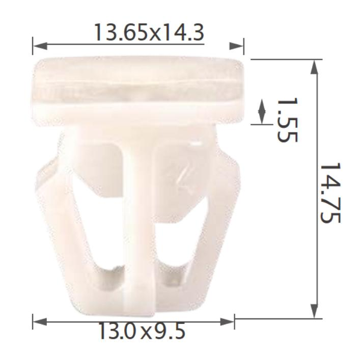 25PCS HONDA Side moulding, rocker panel