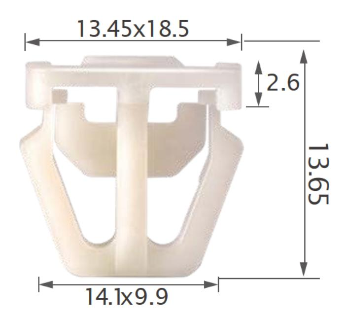 25PCS HONDA Side moulding, rocker panel