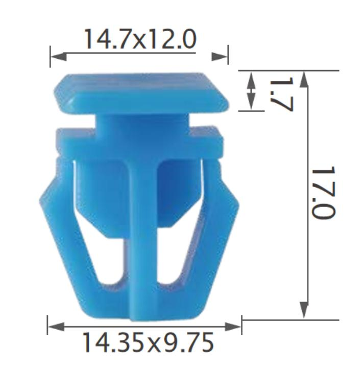 25PCS HONDA Side moulding, rocker panel