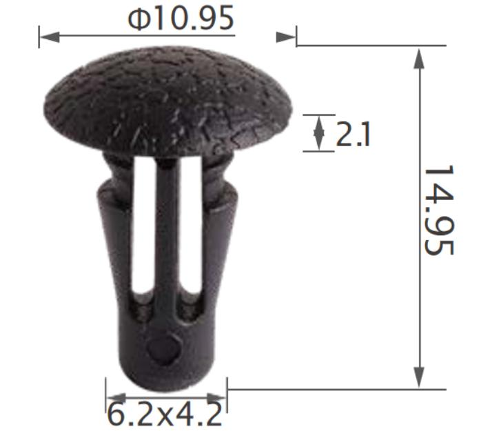 25PCS HONDA Wire, front skirt